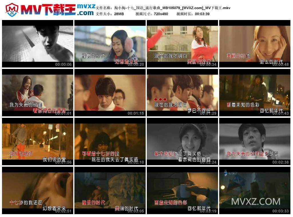 淘小淘-十七_国语_流行歌曲_MB105079